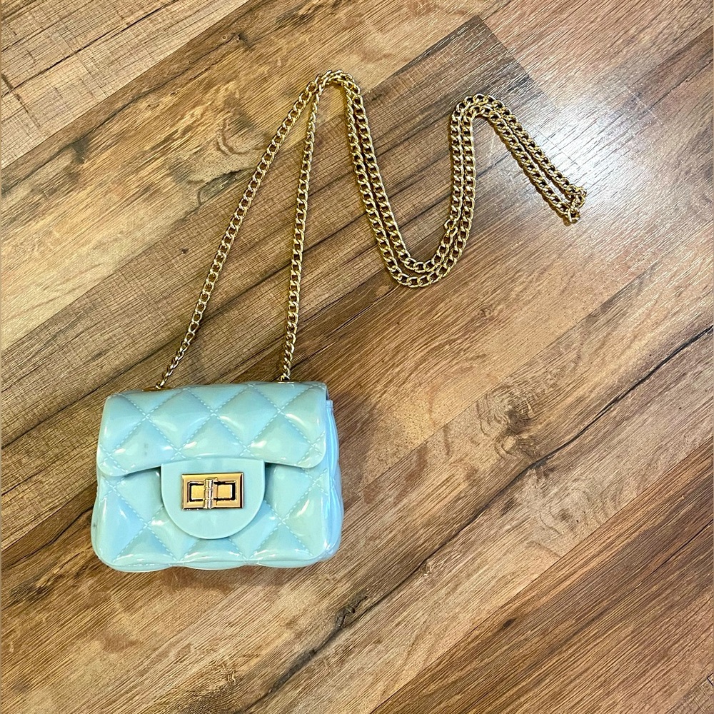Embossed Mini Chain Cross Body Bag